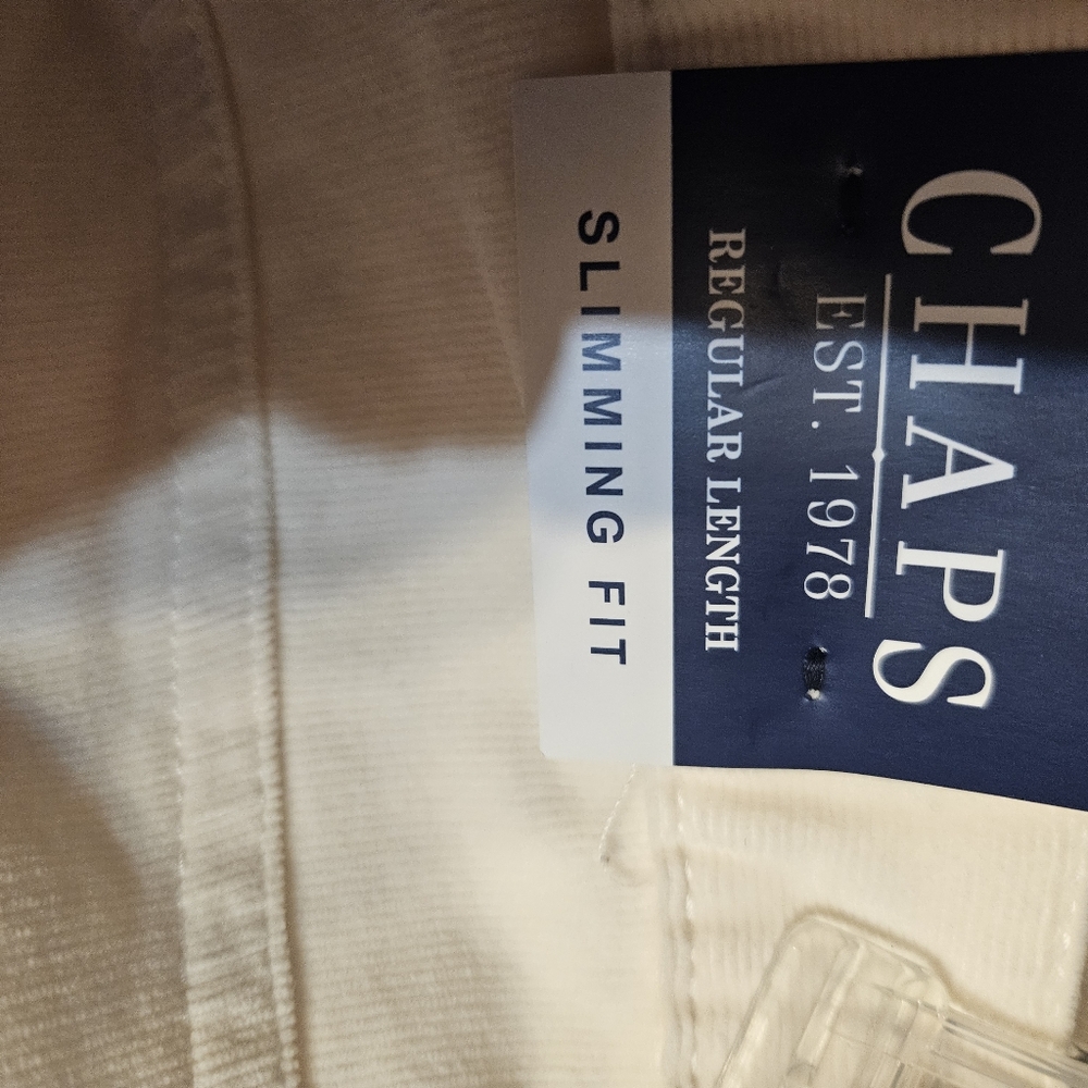 Women's Cream Chaps Corduroy Pants Size 14R - Picture 12 of 13